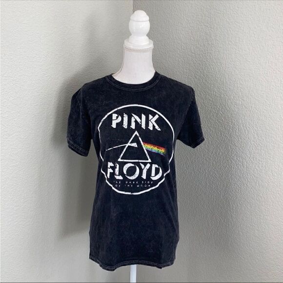 Pink Floyd Unisex Acid Wash Band Tour Shirt - Picture 1 of 8